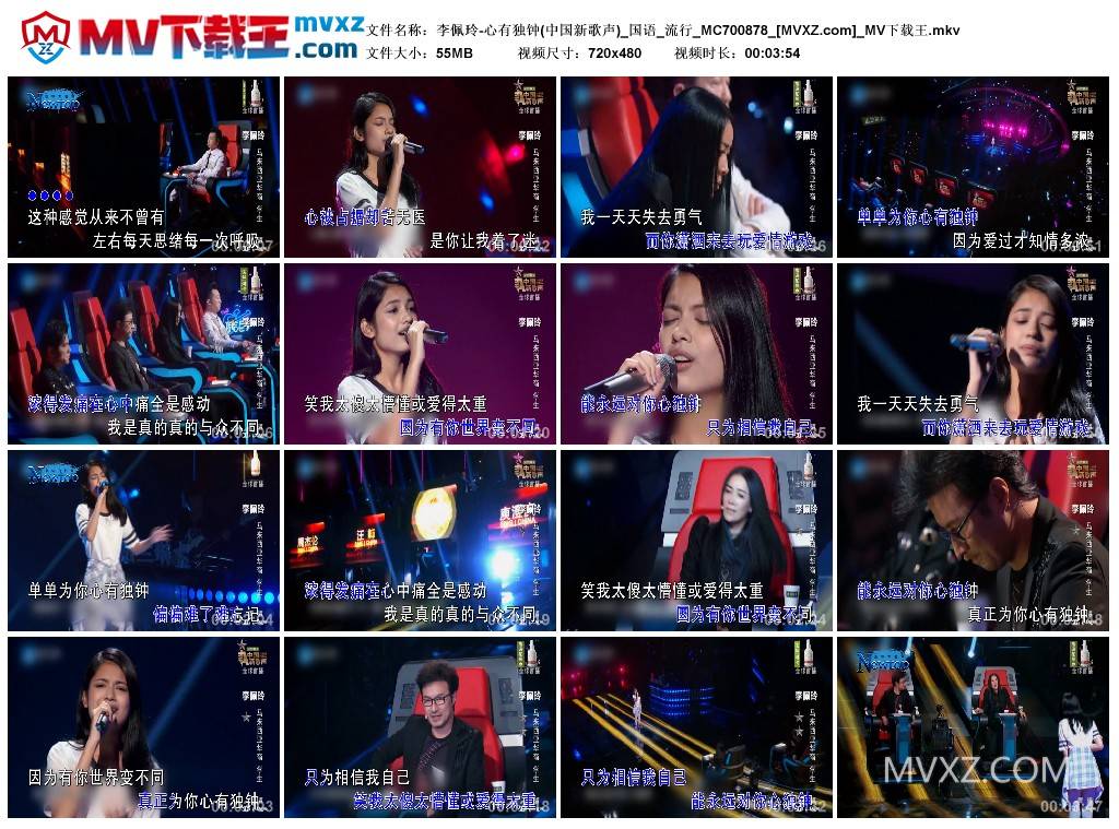 李佩玲-心有独钟(中国新歌声)_国语_流行_MC700878